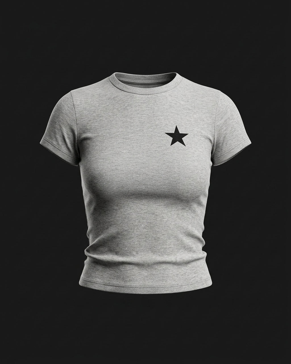 Baby tee stella, fronte (foto demo)